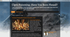 Desktop Screenshot of cipro-poisoning.com